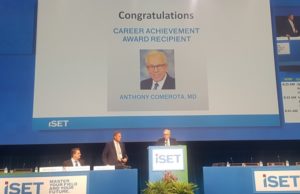Anthony Comerota honoured with career achievement award at ISET comerota