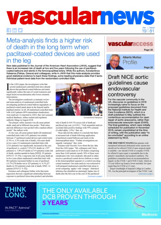 Vascular News 81 – January 2019 US Edition