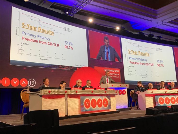 VIVA 2019: ABSORB BVS achieves “excellent” long-term patency and freedom from TLR in the tibial arteries