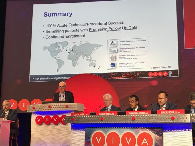 VIVA 2019: Temporary Spur stent system appears to be feasible and safe method for the treatment of disease in the infrapopliteal arteries