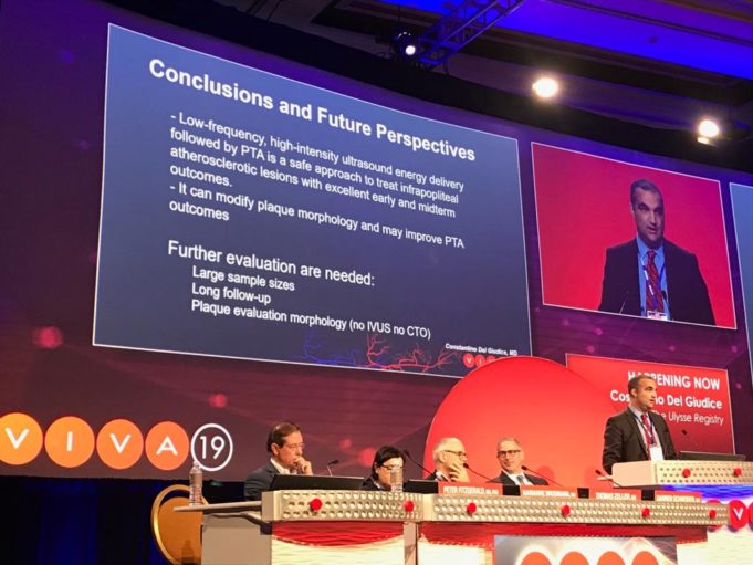 VIVA 2019: Ultrasound before angioplasty for BTK lesions may improve outcomes without the need for a drug-eluting device