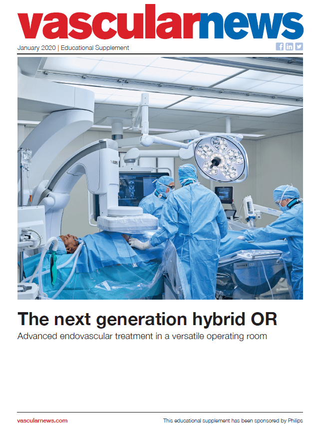 The next generation hybrid OR: Advanced endovascular treatment in a versatile operating room