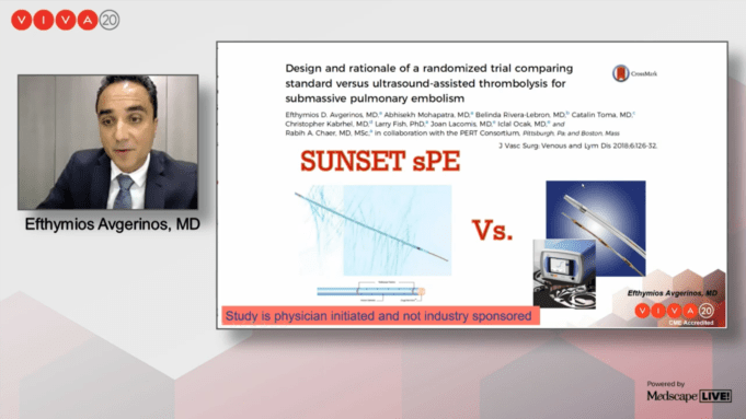 Similar outcomes for ultrasound-assisted and standard thrombolysis in SUNSET sPE