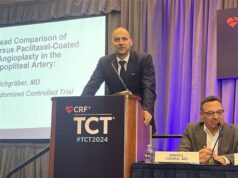 TCT 2024: One-year data from SIRONA trial show similar results for sirolimus versus paclitaxel DCB