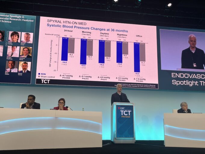 Three-year results demonstrate “durable” impact of radiofrequency renal denervation