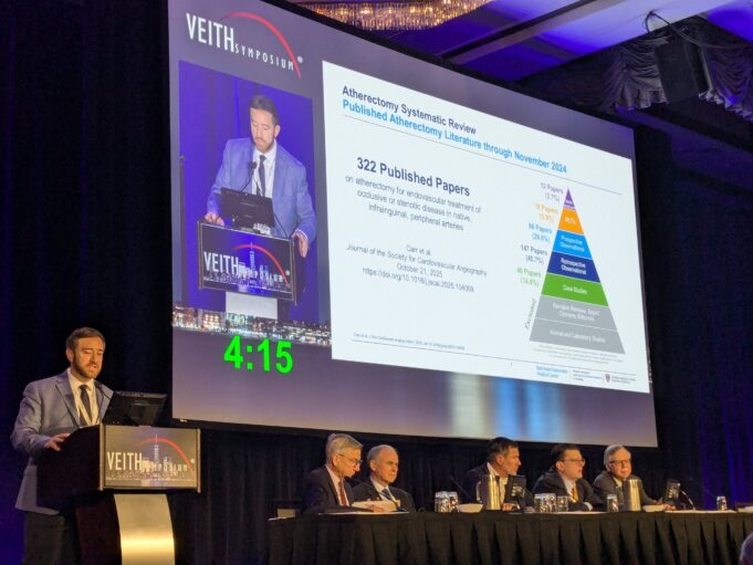 Atherectomy in PAD: Meta-analysis of “extensive” published literature supports use in “appropriately selected” patients