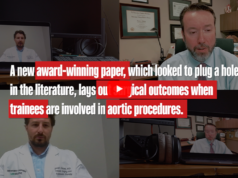 Trainee participation in open aortic procedures may be a “very good thing” for both patient and training