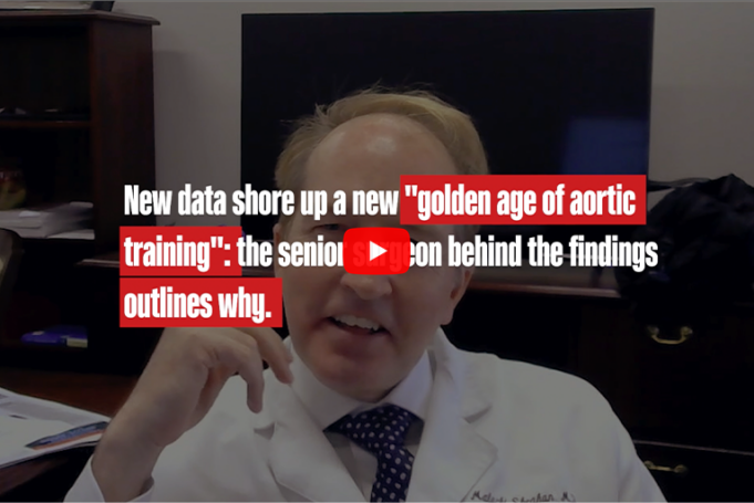 Fresh data point to a new era of aortic training for vascular surgery trainees