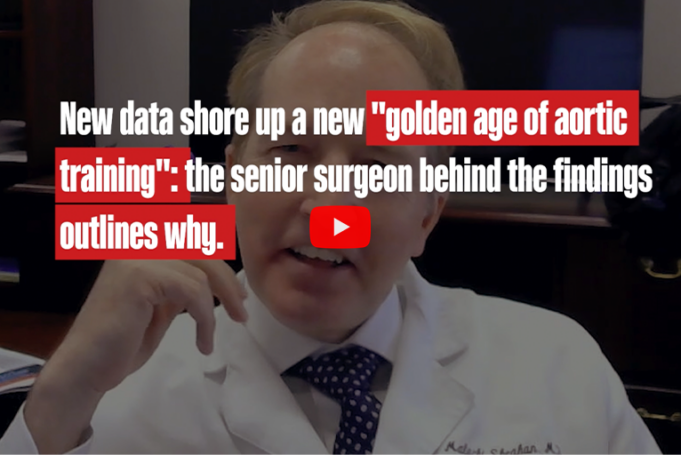 Fresh data point to a new era of aortic training for vascular surgery trainees
