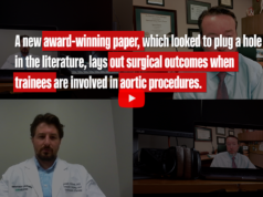 Trainee participation in open aortic procedures may be a “very good thing” for both patient and training