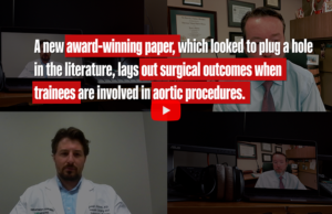 Trainee participation in open aortic procedures may be a “very good thing” for both patient and training