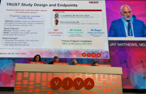 Laguna thrombectomy system meets primary endpoints in pivotal pulmonary embolism study